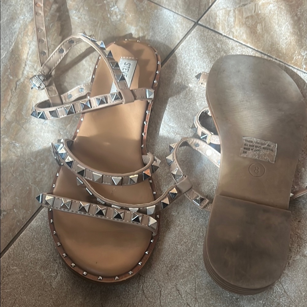 Studded Tan Sandals
